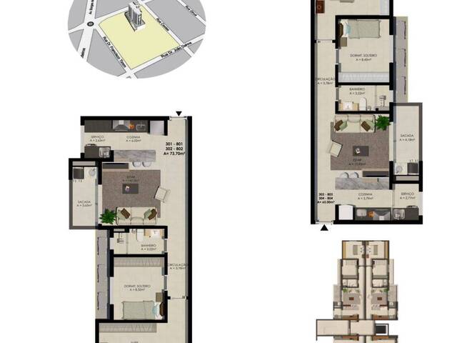 #365 - Apartamento para Venda em Santa Rosa - RS - 2